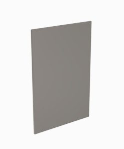 Kitchenkit Slab Panel Base End 600mm – Matt Dust Grey