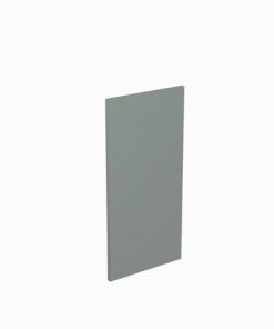 Kitchenkit Slab Panel Wall End 800mm – Matt Sage Green