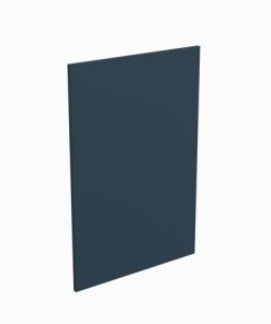 Kitchenkit Slab Panel Base End 600mm – Matt Indigo Blue
