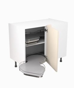 Kitchenkit Shaker Base Unit Corner Po 1000mm – Matt Cashmere