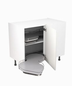 Kitchenkit J Pull Base Unit Corner PO 1000mm – Gloss White