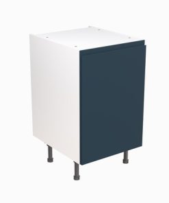 Kitchenkit J Pull Base Unit 500mm – Matt Indigo Blue