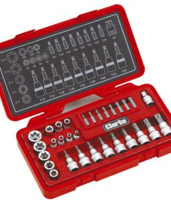 Clarke PRO162 Torx-Star & Security Socket Set