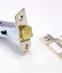 Tubular Latch 63mm Bolt Through Fix Nickel Plated (EACH)