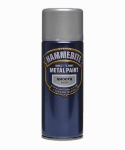 Hammerite Metal Paint Smooth Silver Aerosol 400ml