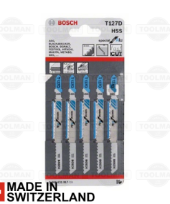 Bosch 5 Pce T127D Jigsaw Blade Pack