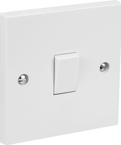 Light Switch 1-gang 2-way White (EACH)