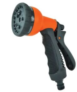 FAITHFULL Plastic 8 Pattern Adjustable Hose Spray Gun (EACH)