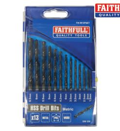 HSS Jobber Drill Set | 19pc | 1-10mm