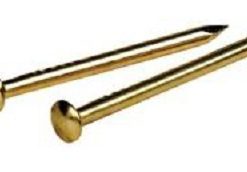 Escutcheon Pin 15mm 15g Electro Brass (PK 100)