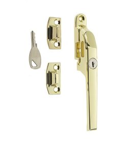 JEDO JW78LPB Casement Fastener Lockable BP (EACH)