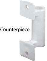 HAFELE 245.07.760 Nylon Counterpiece For 245.07.702 Bracket (PK 10)