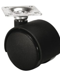 HAFELE 660.07.321 Twin Wheel Castor On Plate 50mm (EACH)