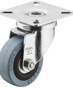HAFELE 663.06.910 Rubber Wheel 50mm Swivel Plate Castor (EACH)