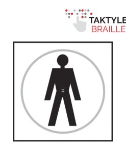 Male Sign Tactile 150×150 (EACH)