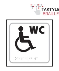 Disabled Inc W.c Sign Tactile 150×150 (EACH)