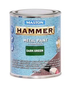 Maston Paint Hammer Hammered Green 750ml