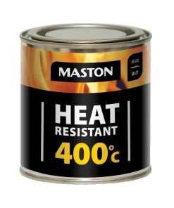 Maston Paint Heat-Resistant Black Matt +400 °C 250ml