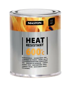 Maston Paint Heat-Resistant Silver Matt +600 °C 1L