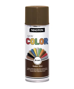 Maston Spray Paint Color Chocolate Brown Gloss 400ml RAL8017