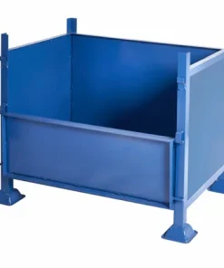 Half-Drop Side Pallet – 760mm Hx 915mm Wx 915mm D – Steel Sides