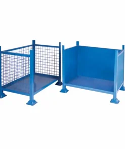 Open Fronted Pallet – 610mm Hx 610mm Wx 610mm D – Steel Sides