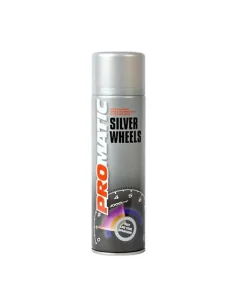 Promatic Silver Wheel Topcoat Spray Paint 500ml