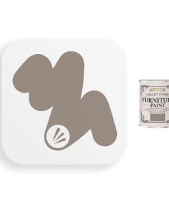 Rust-Oleum Cocoa Chalky Paint 125ml Shabby Chic Furniture