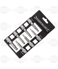 Silverline 7 Pce Ball End Hex Bit Socket Set – 3/8″D