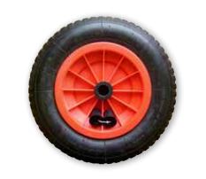 Wheelbarrow Pneumatic Wheel | 350mm Red Hub