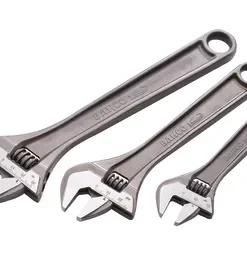BAHCO 3 Piece Adjustable Wrench Set
