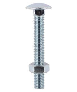 Carriage Bolt & Nut | Zinc