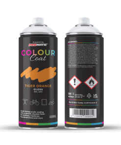 Pro-Matic Colour Coat Tiger Deep Orange Gloss RAL 2011 Aerosol Spray Paint 400ml